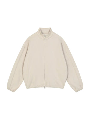 Stand Collar Jacket — Apricot