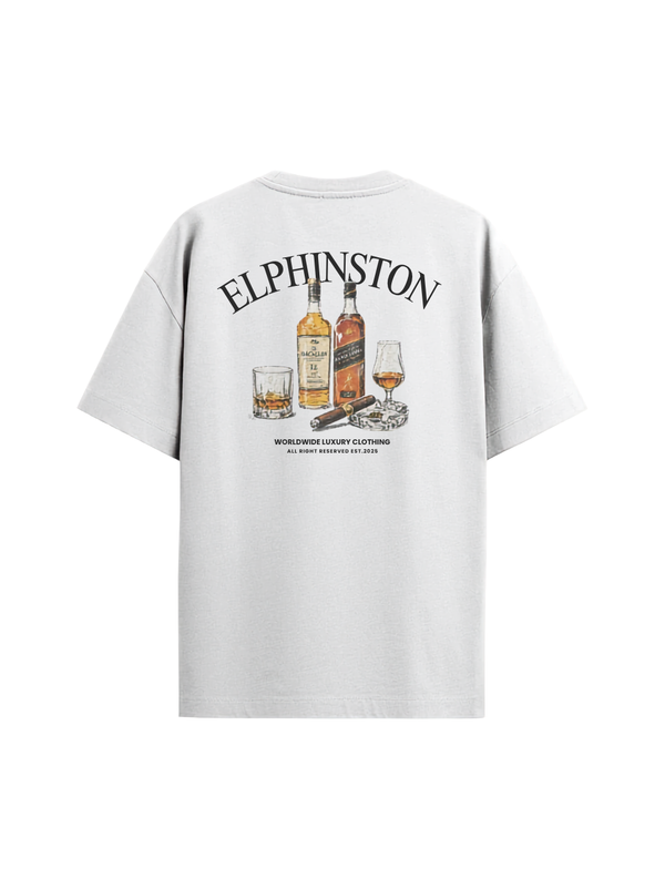 The Whisky Club Oversized Tee — White
