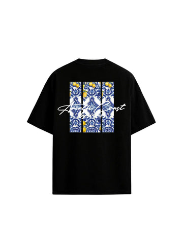 The Azulejo Oversized Tee — Black