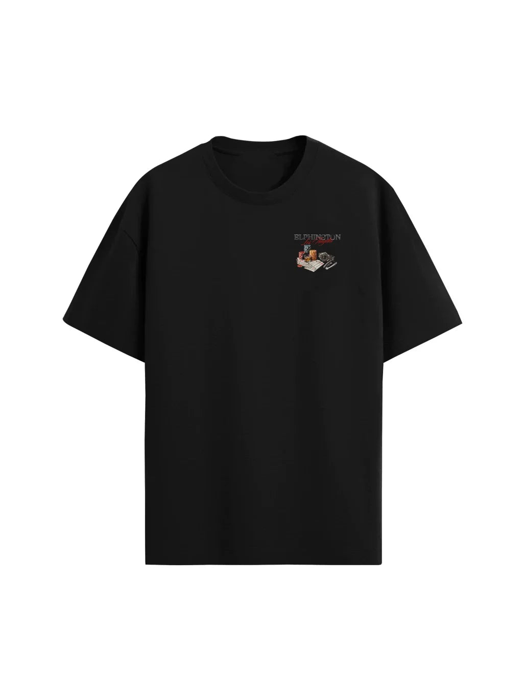The Los Angeles Oversized Tee — Black