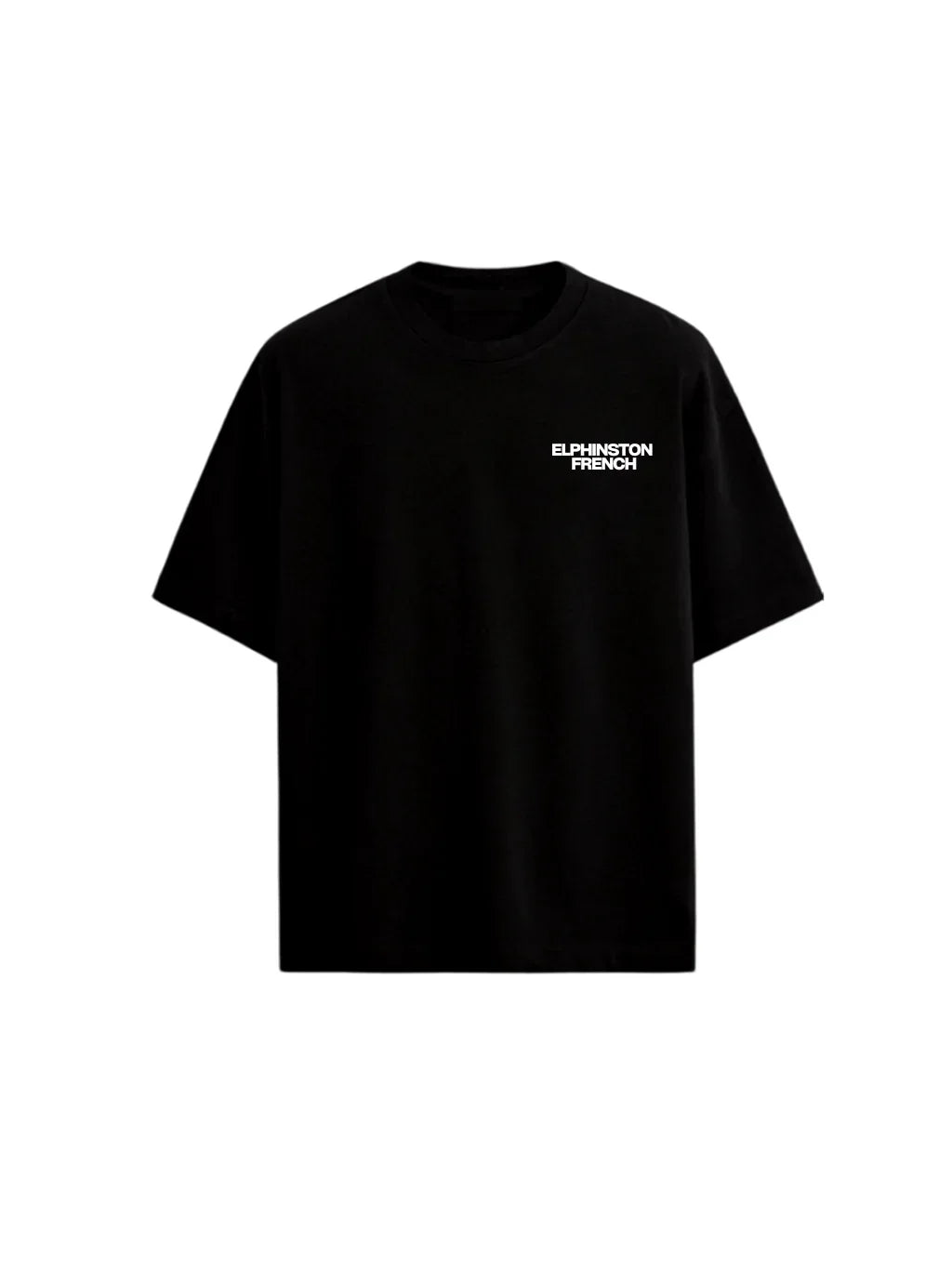 The Never Trust A French Girl Oversized Tee — Black