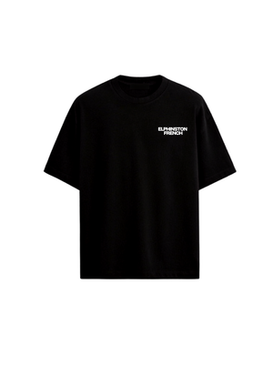 The Never Trust A French Girl Oversized Tee — Black