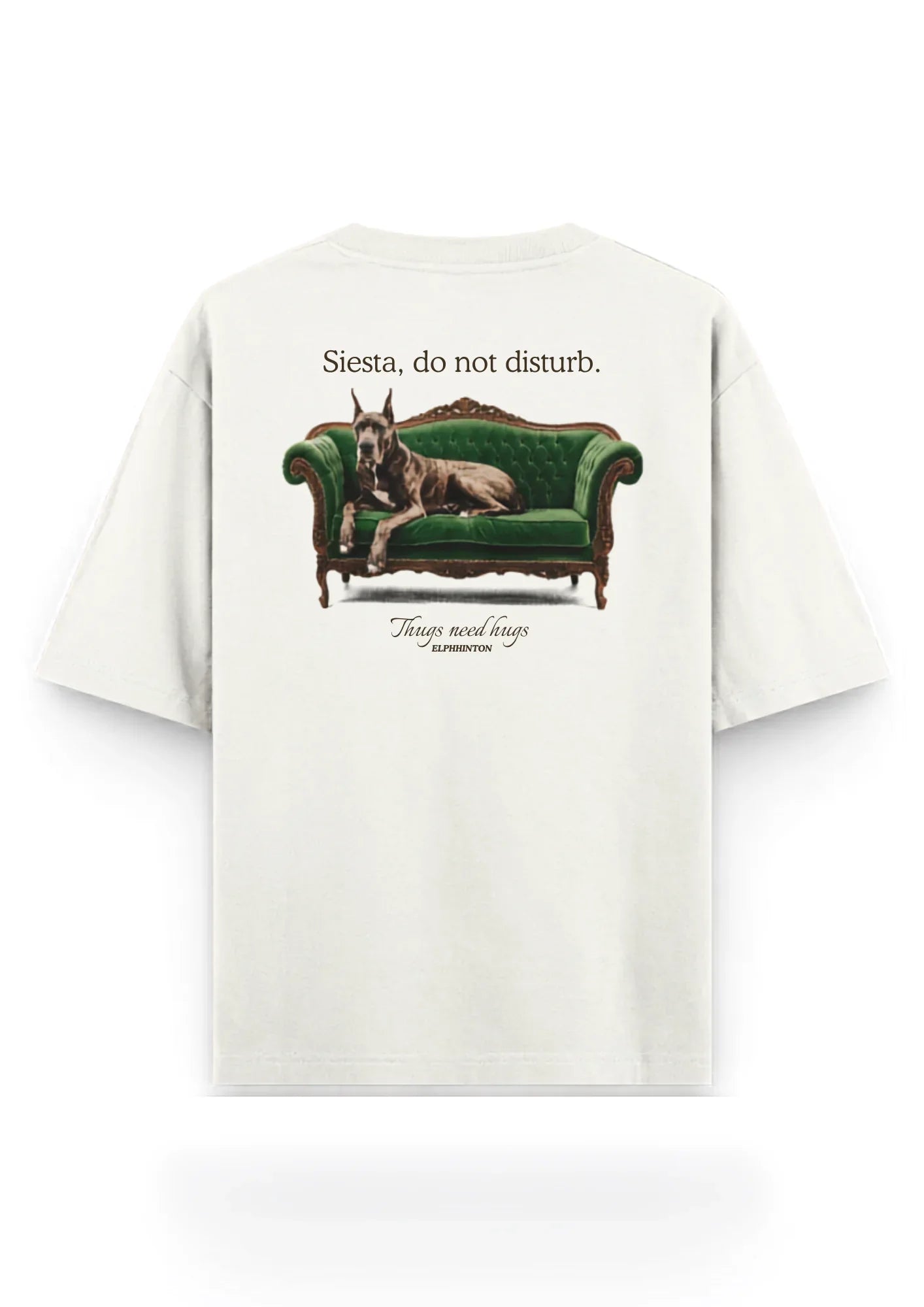 The Siesta Oversized Tee — Cream